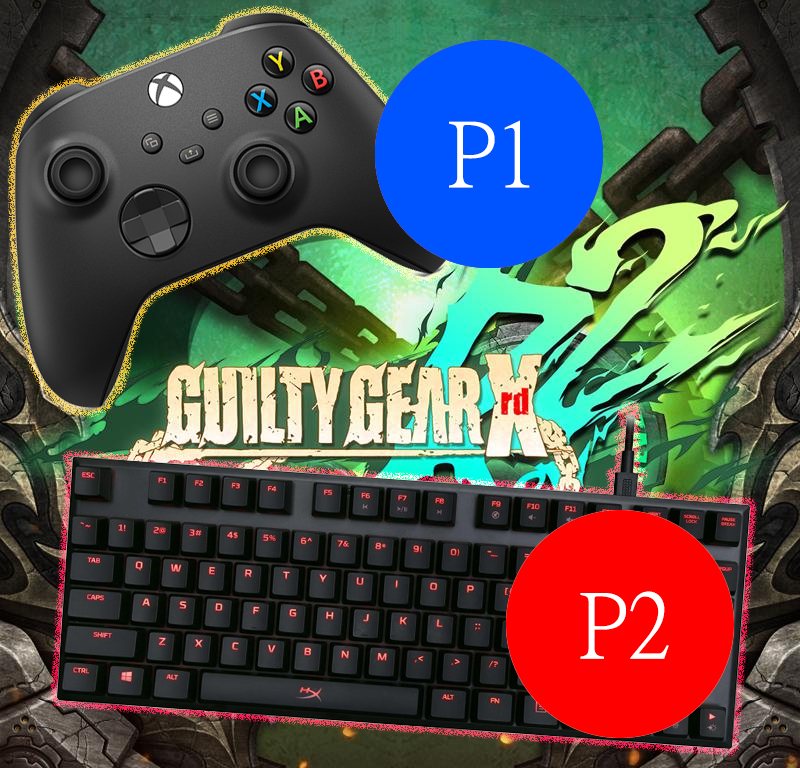 2 PLAYERS (1P KEYBOARD VS. 2P CONTROLLER) VIA STEAM SETTINGS for GUILTY GEAR Xrd -REVELATOR-