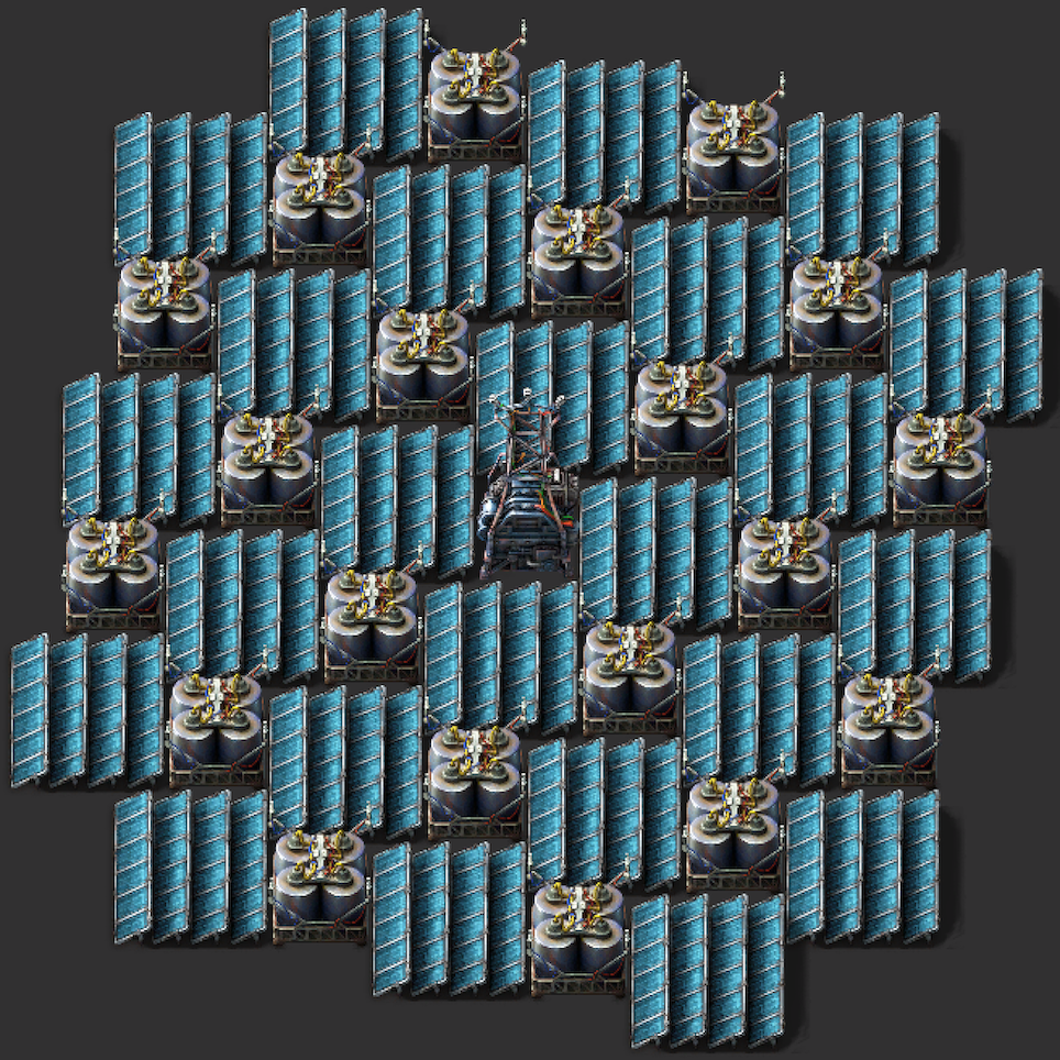太陽能發電站 20:24 for Factorio
