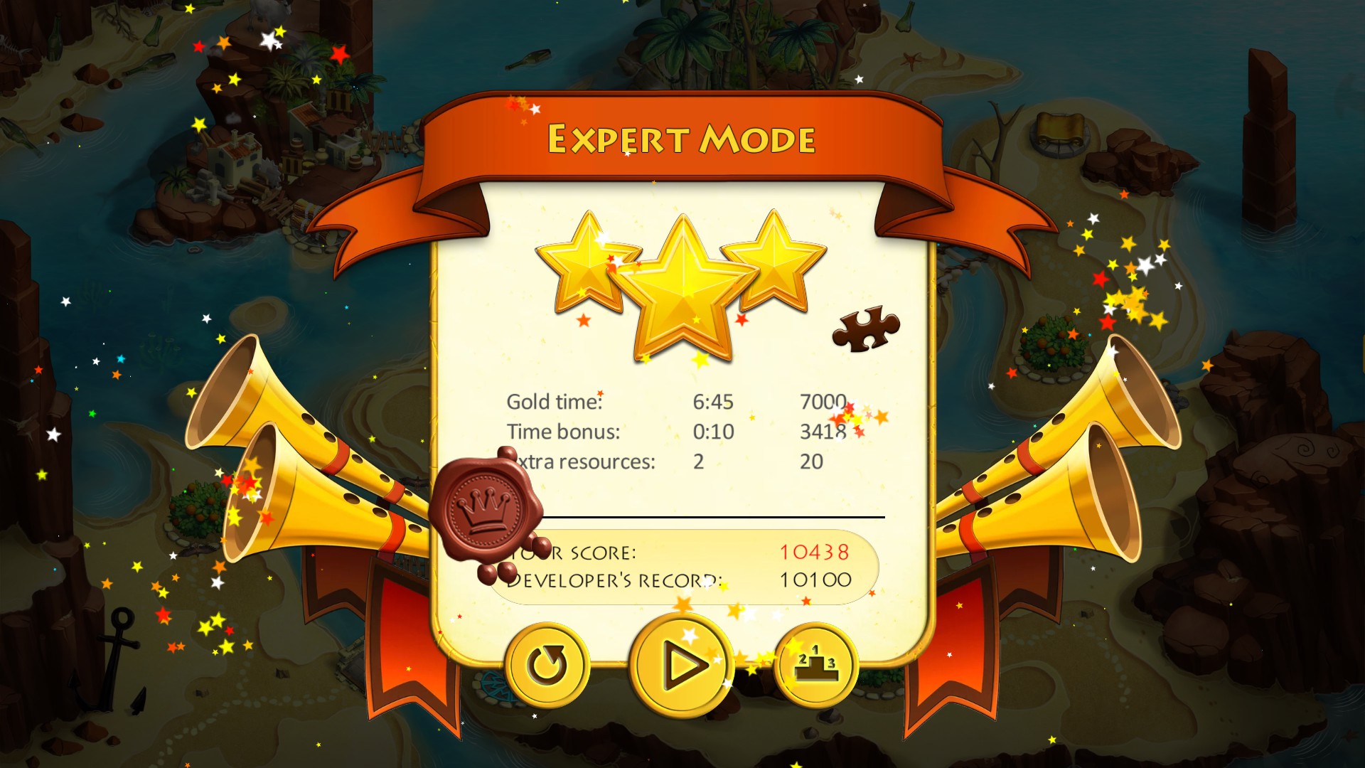 4.2 Expert Gold Walkthrough for 12 Labours of Hercules II: The Cretan Bull