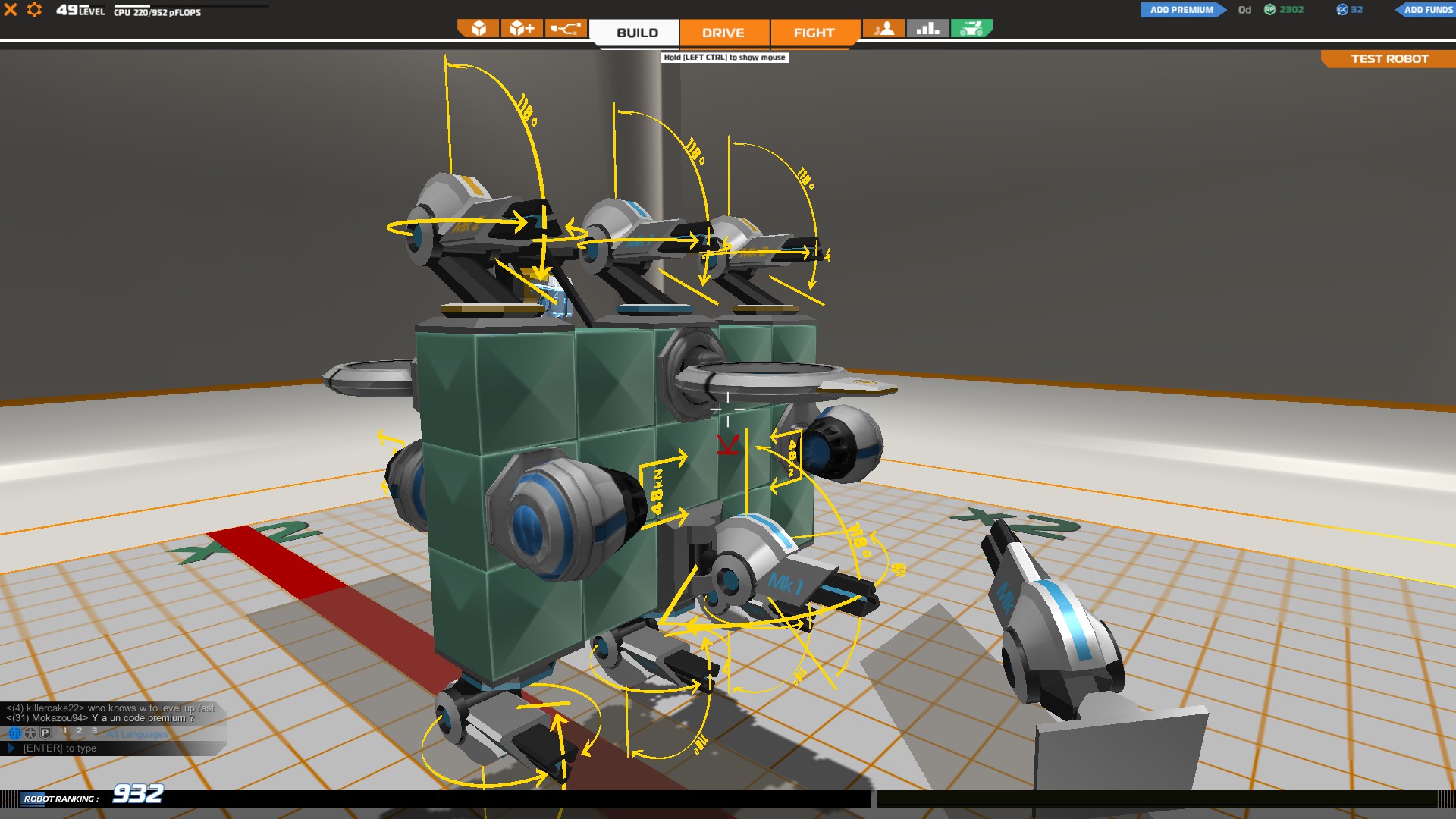 (932 RR) Low-level Farmer for Robocraft