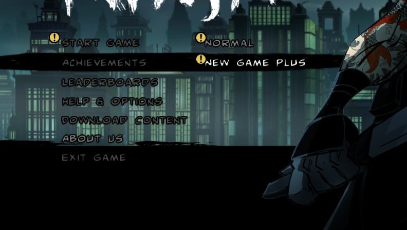 Accessing New Game Plus at any time for Mark of the Ninja