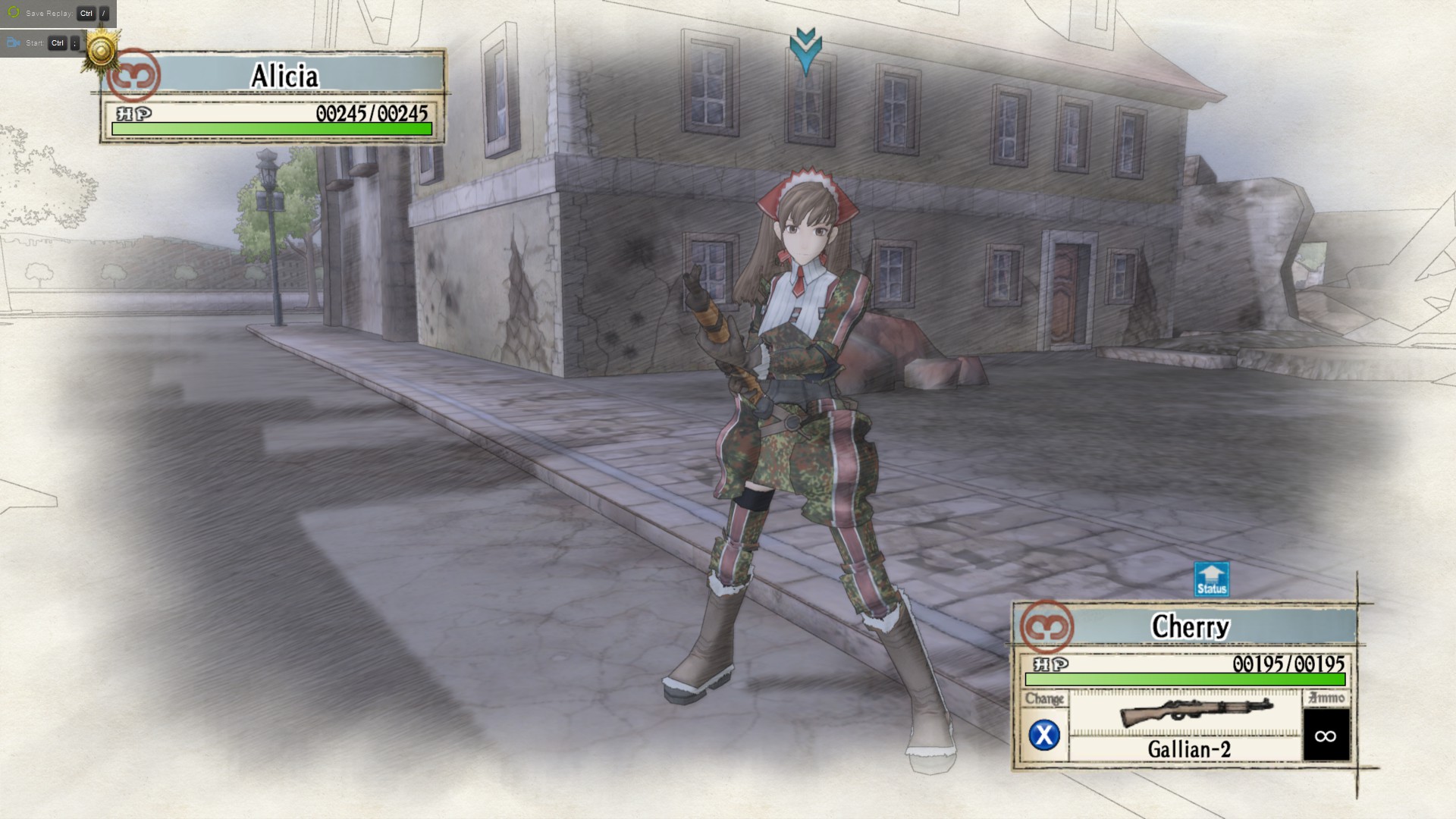 Alicia Retexture - German Flecktarn for Valkyria Chronicles™
