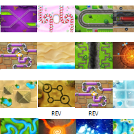 所有单人地图难度表 (All single player's map's difficulty list) for Bloons TD5