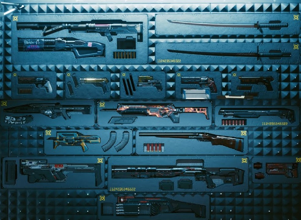 All Stash Wall Weapons and Where to Get Them for Cyberpunk 2077