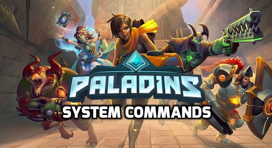 All System Commands for Paladins