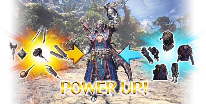 Aumentos de armas for Monster Hunter: World