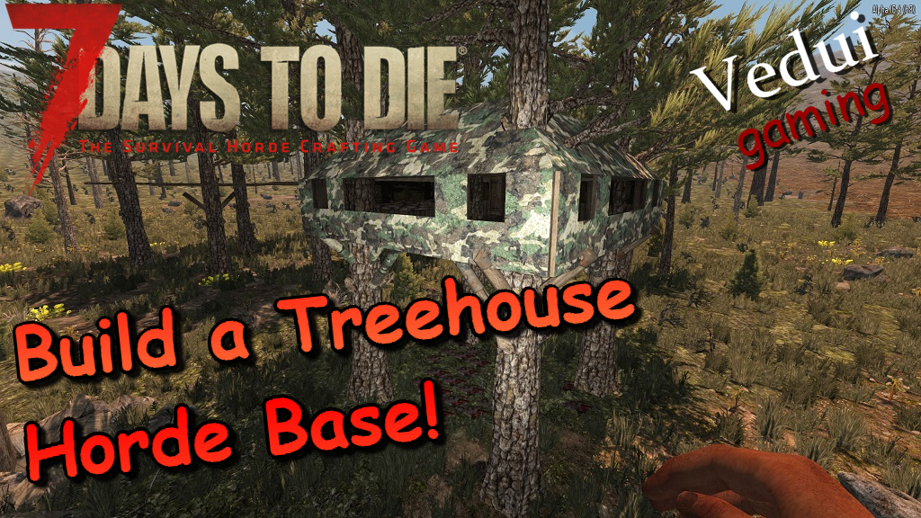 [Base Build] - Treehouse Horde Base for 7 Days to Die