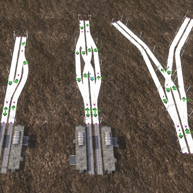 Basic Junctions with Chain Signals. for Workers & Resources: Soviet Republic