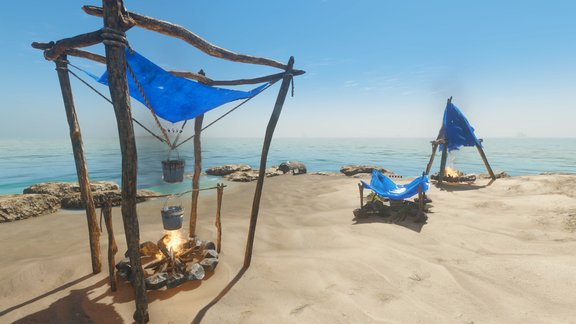 Basic survival: water, food and shelter for Stranded Deep