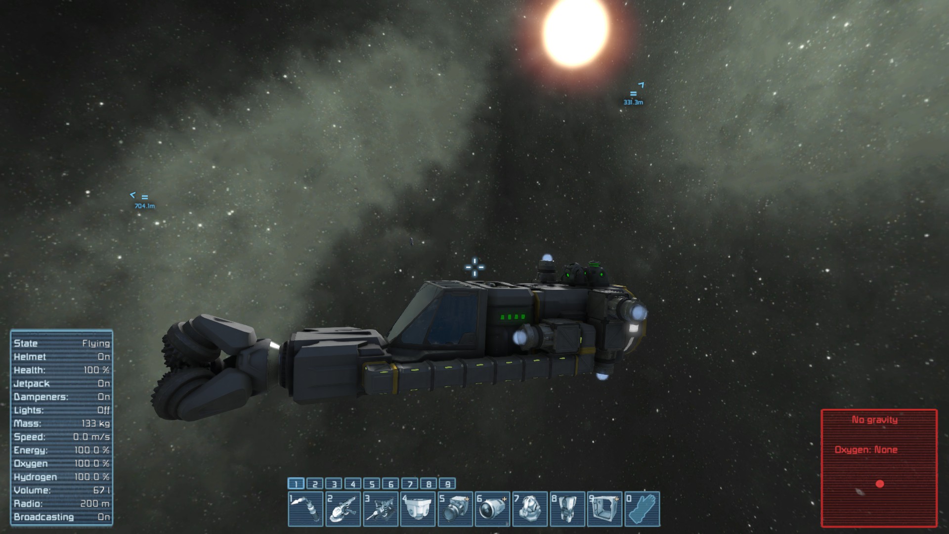 Basic Vehicles: Small Mining Ship for Space Engineers