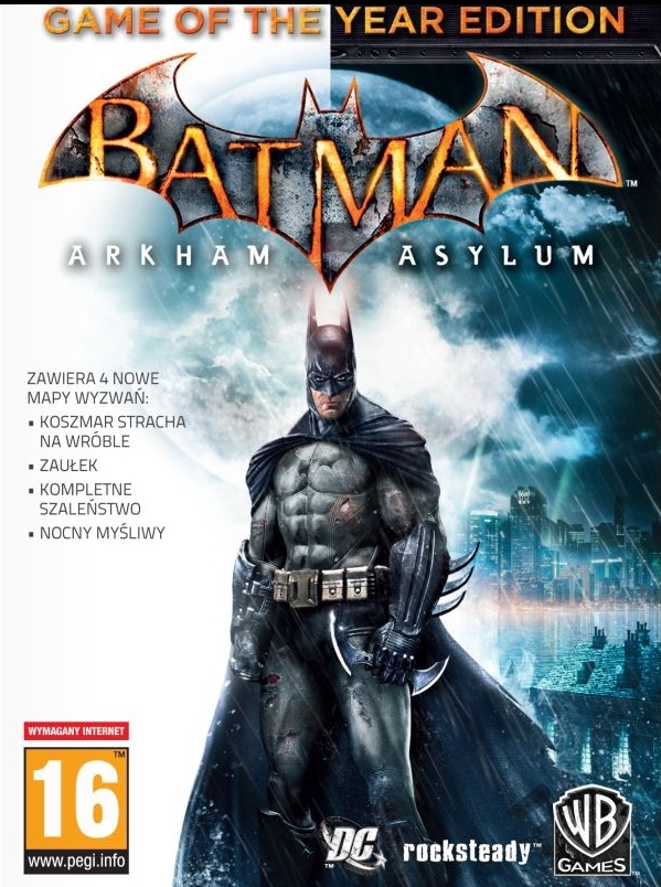 Batman: Arkham Asylum GOTY Edition spolszczenie cenega for Batman: Arkham Asylum GOTY Edition