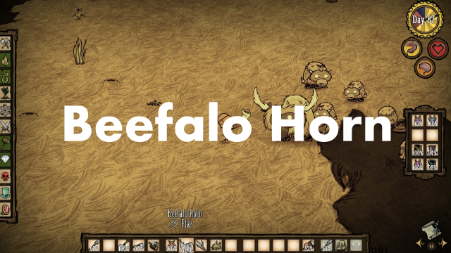 Beefalo Horn for Don't Starve