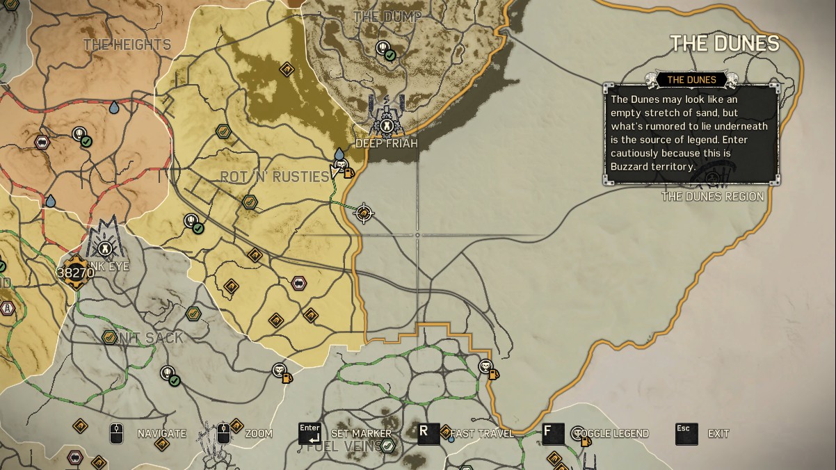 Best Car Combat Challenge Farm Location for Mad Max