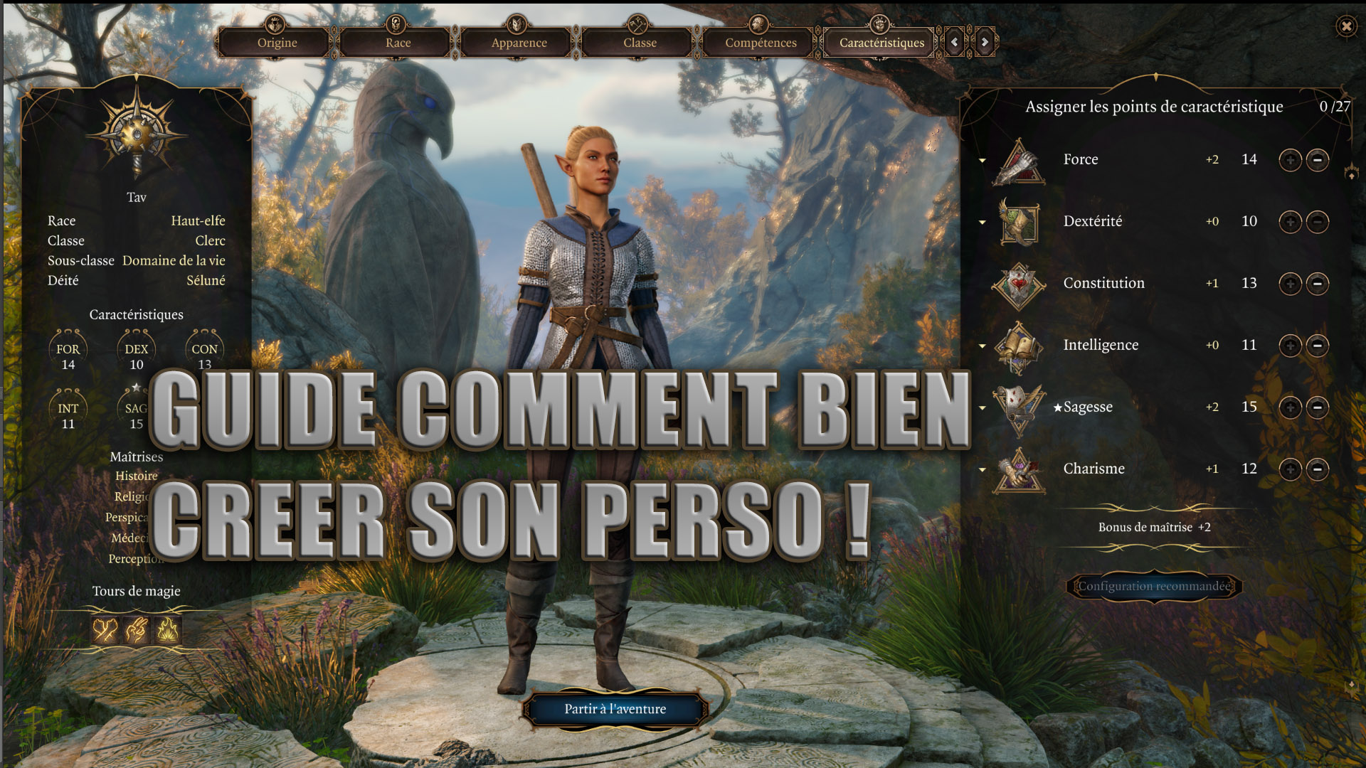 Bien créer son personnage - le guide complet for Baldur's Gate 3