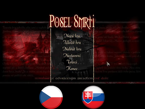 Black Mirror │ Posel Smrti │ Czech/Slovak │ Walkthrough │ Návod for Black Mirror I