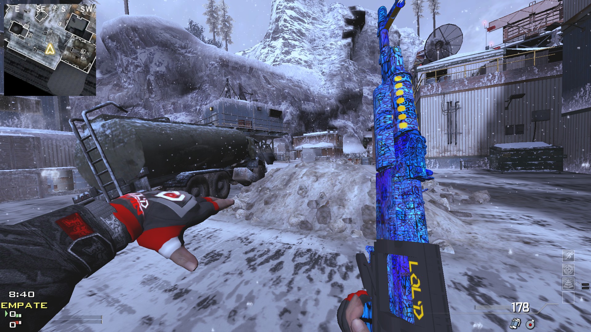 BLUE AK47 SKIN for Call of Duty: Modern Warfare 3 - Multiplayer