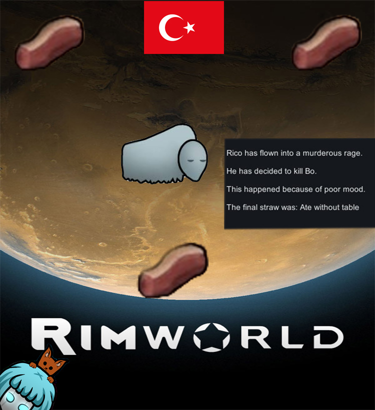 Bu oyunu 2000 saat oynadım ve mod öneriyorum for RimWorld