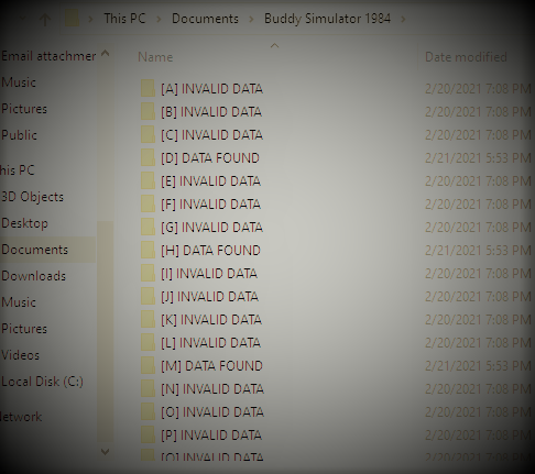 Buddy Simulator 1984 Documents Guide for Buddy Simulator 1984