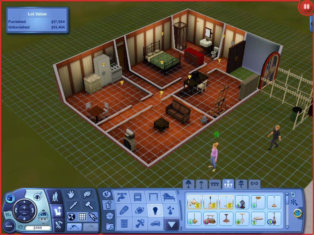 Building a starter home within budget for The Sims(TM) 3