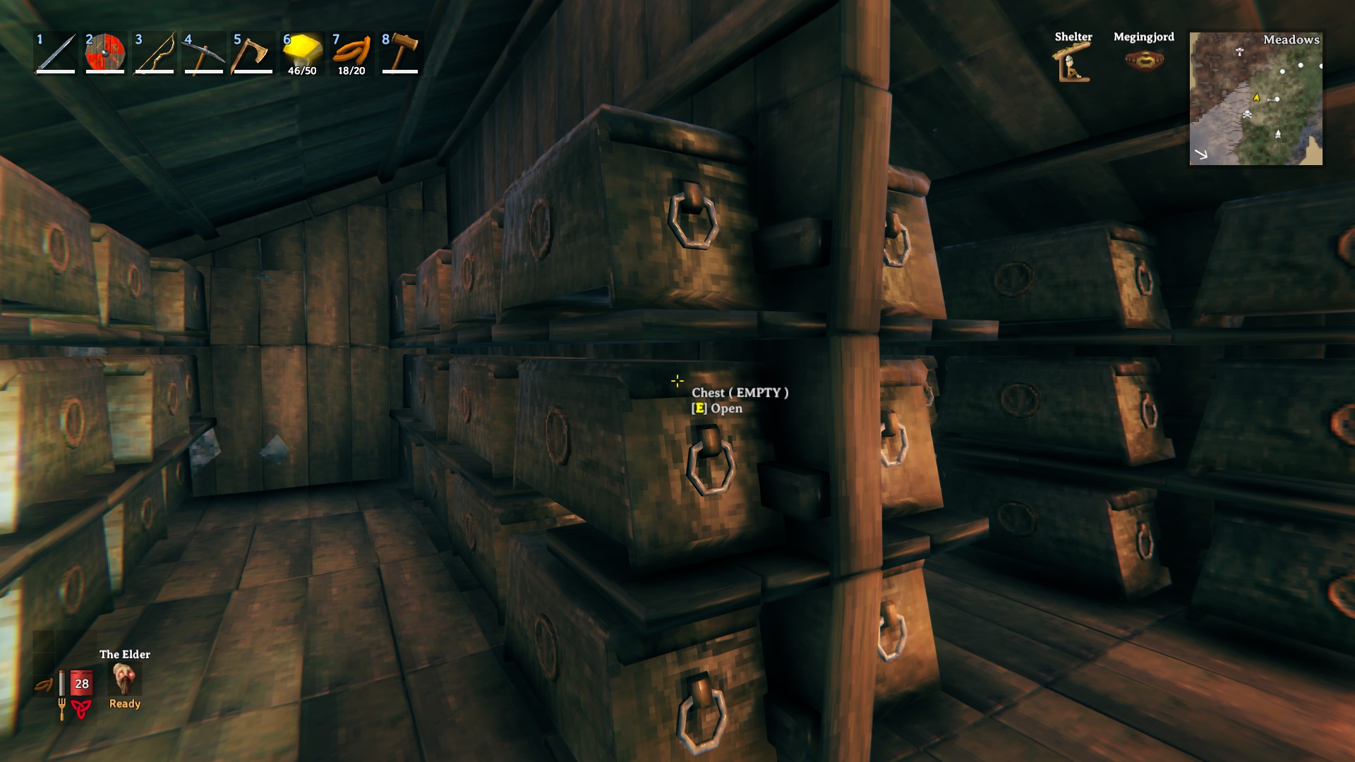 Building a Warehouse for Valheim