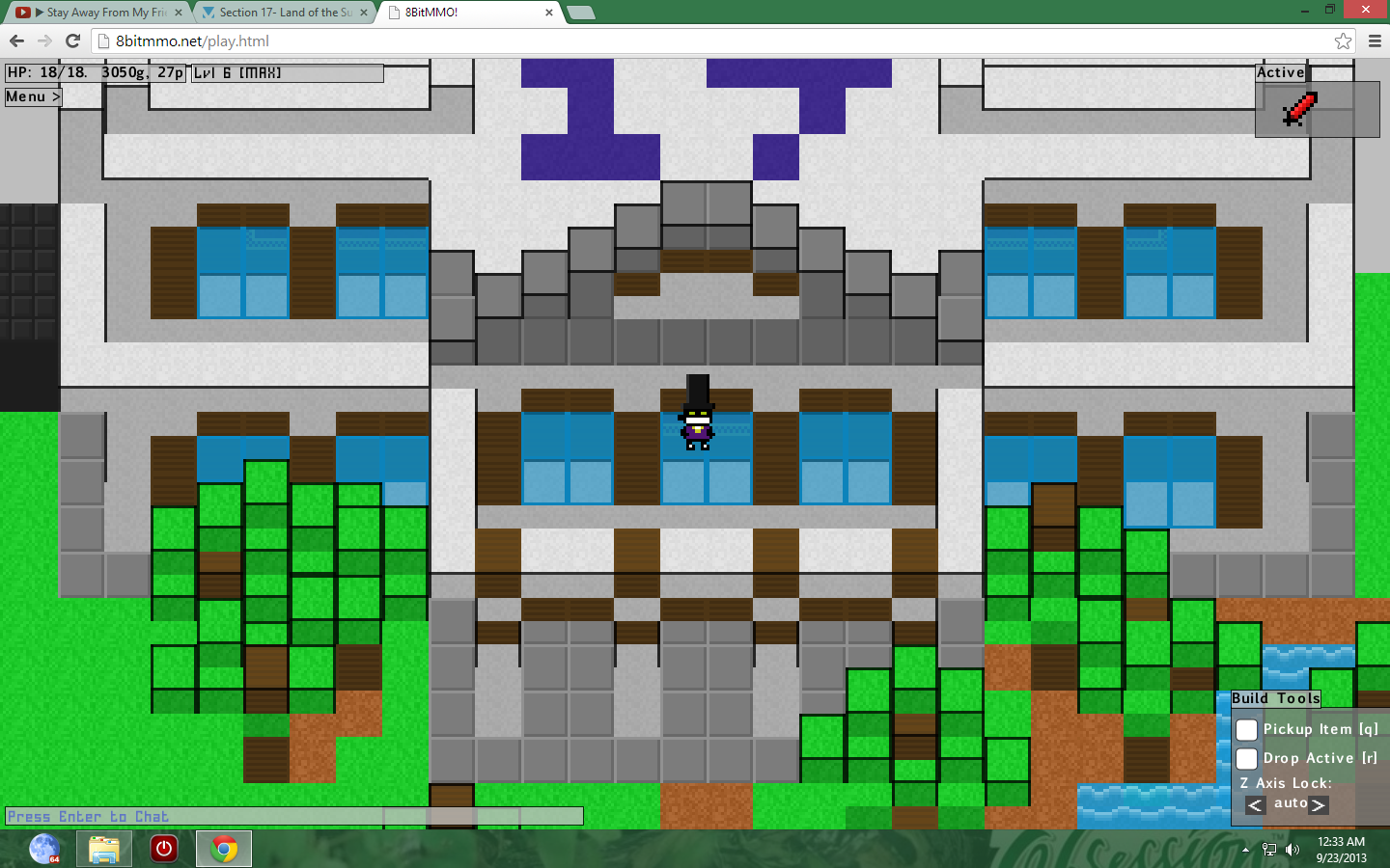Building your first home: what to do, and what not to do for 8BitMMO