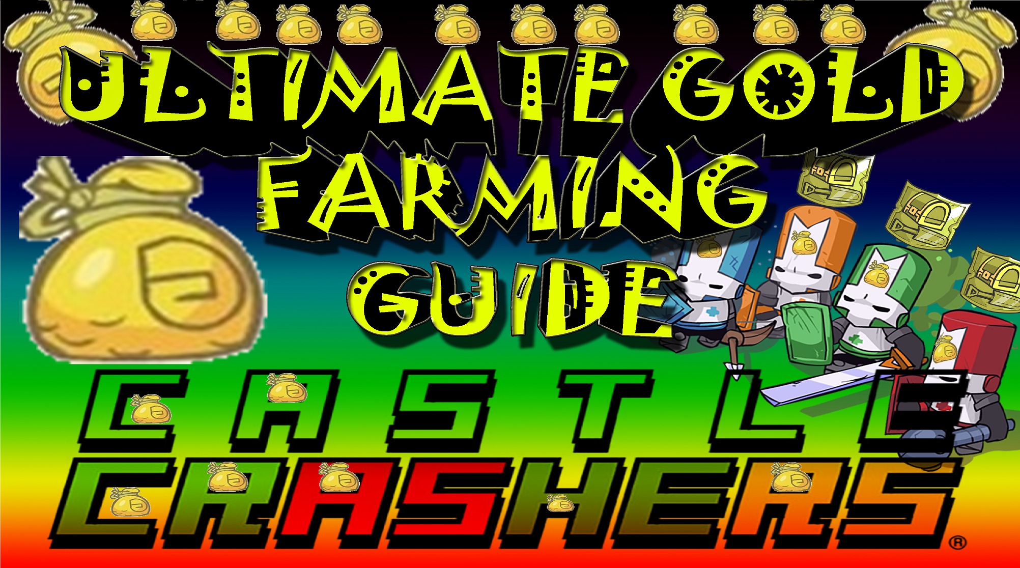 Castle Crashers - 3 BEST GOLD Farming Locations - Best Way to Farm Gold - For Lower/Higher Levels for Castle Crashers