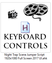 Change Scenes with Keyboard Keys (AutoHotkey) for Night Trap - 25th Anniversary Edition