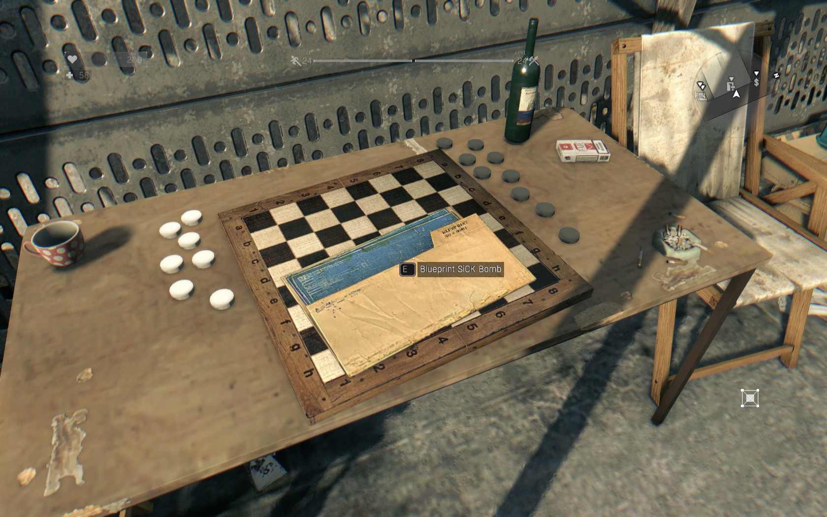 Checkers EASTER EGG (SiCK Bomb Blueprint) for Dying Light
