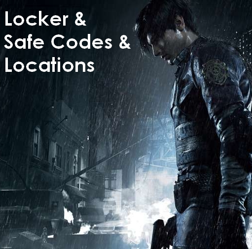 Code List Safes, Lockers, Lab, Chess and more. A & B Scenario (SPOILER) for Resident Evil 2