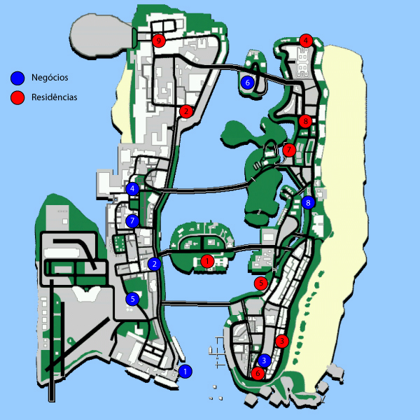 Codigos - Cheats - Mapa for Grand Theft Auto: Vice City