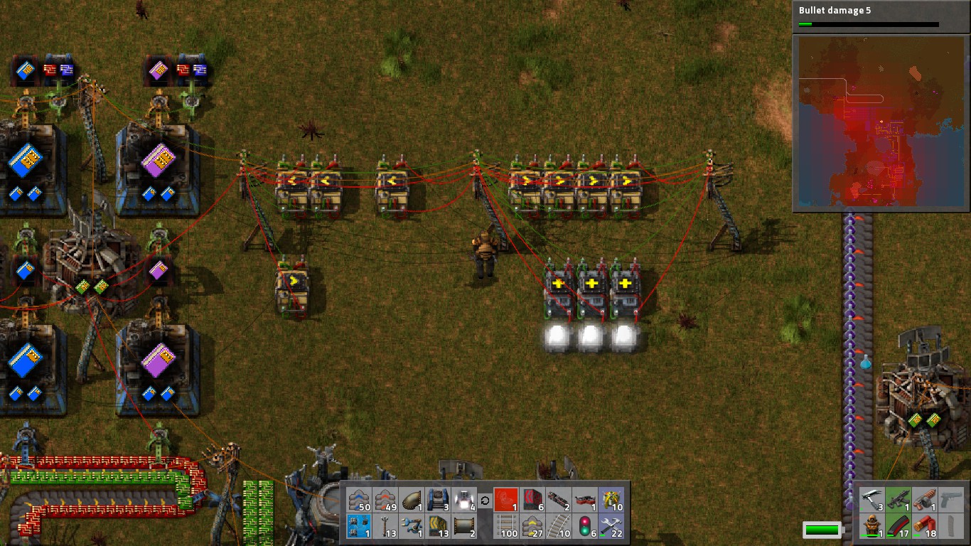 Combinators and the Circuit and Logistic Networks for Factorio