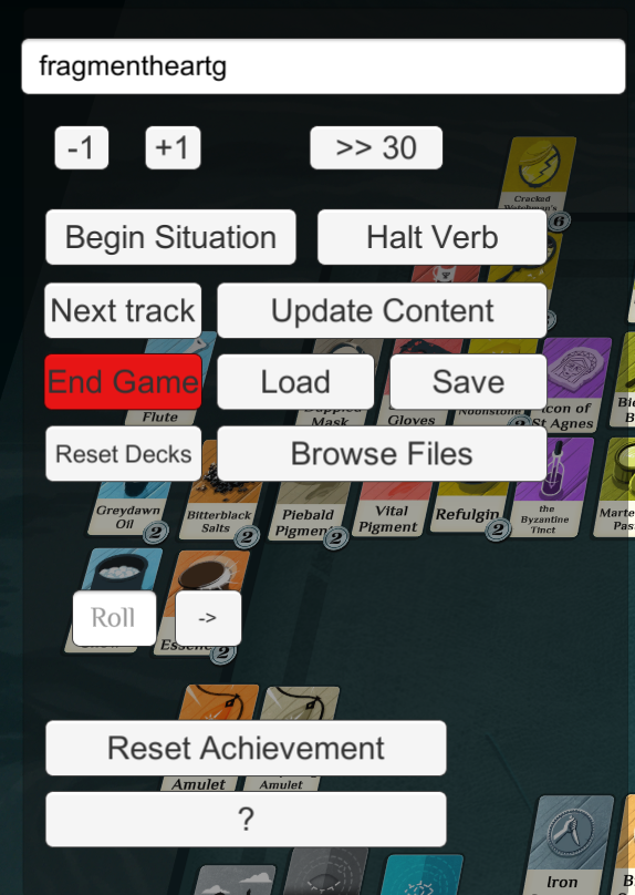 Command Line Codes (Minor Spoilers) Updated WIP 20191217 for Cultist Simulator