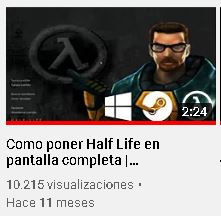 Como colocar Half-Life en pantalla completa for Half-Life