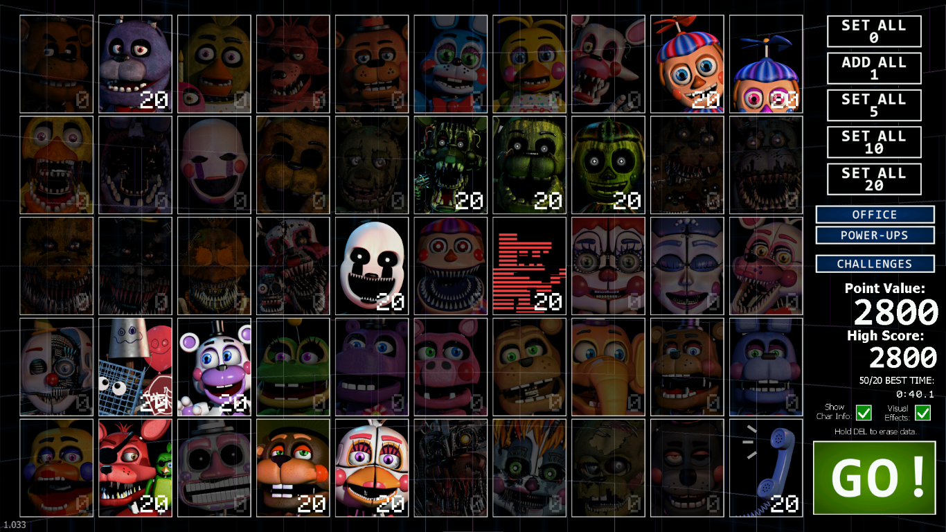 Como conseguir 2800 puntos y desbloquear la 2da oficina for Ultimate Custom Night