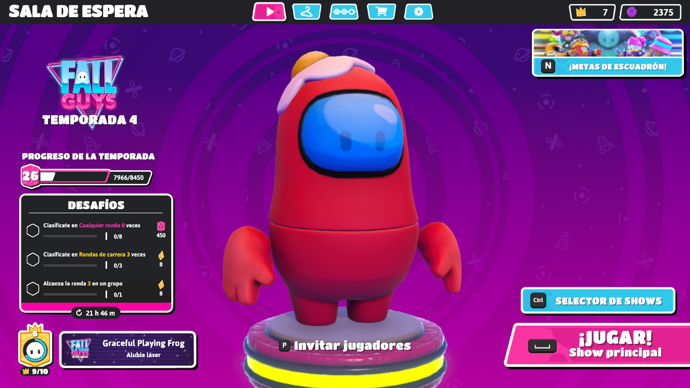 Como conseguir la skin de Among Us en fall guys for Fall Guys: Ultimate Knockout