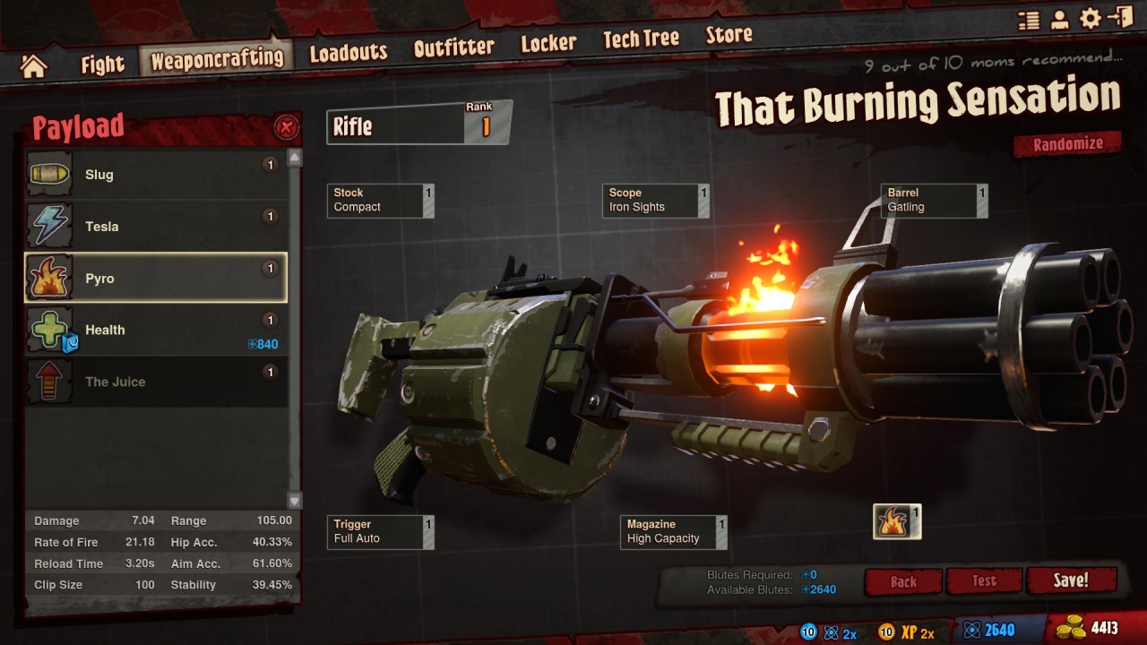 como crear una conager for Loadout