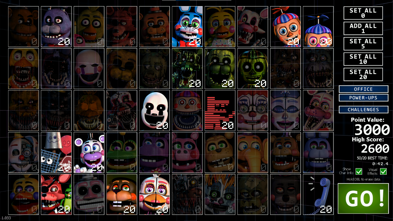 como obtener 3000 puntos facil for Ultimate Custom Night