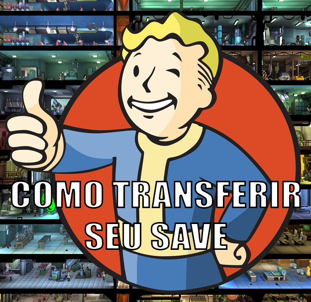 Como transferir seu save do Android/IOS/Bethesda para a Steam for Fallout Shelter