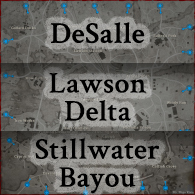 Complete maps of spawns (DeSalle, Lawson Delta, Stillwater Bayou) for Hunt: Showdown