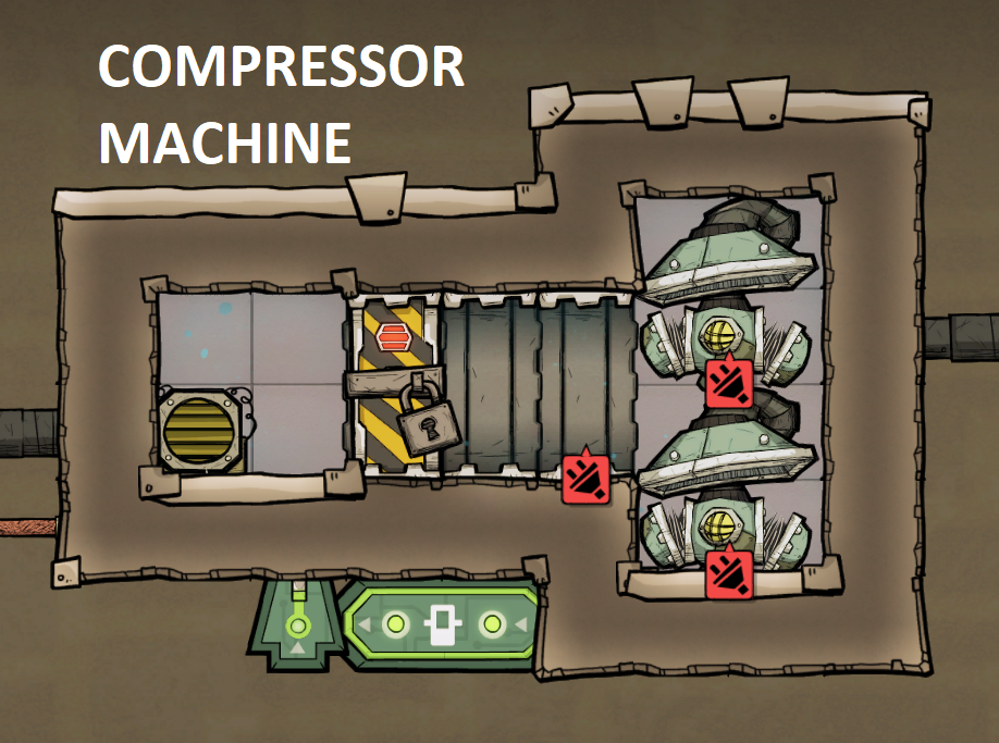 Compressor Machine (Storing Gases) for Oxygen Not Included