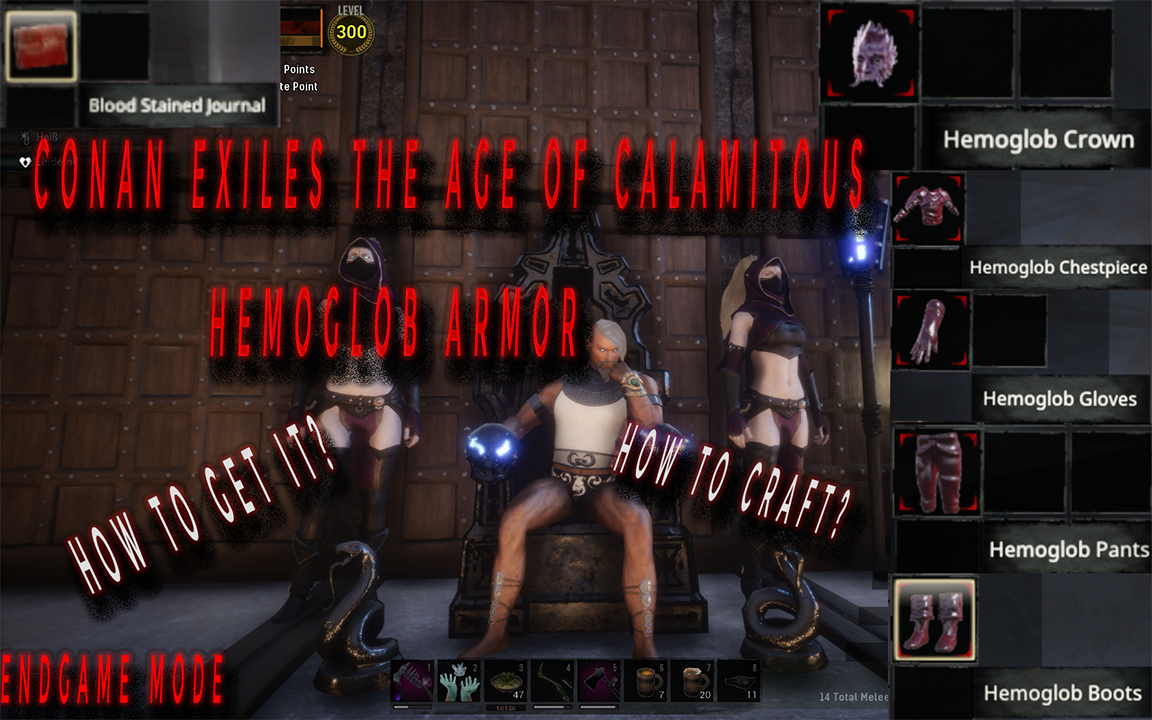 Conan Exiles the Age of Calamitous Hemoglob Armor /Endgame Arsenal Mod for Conan Exiles