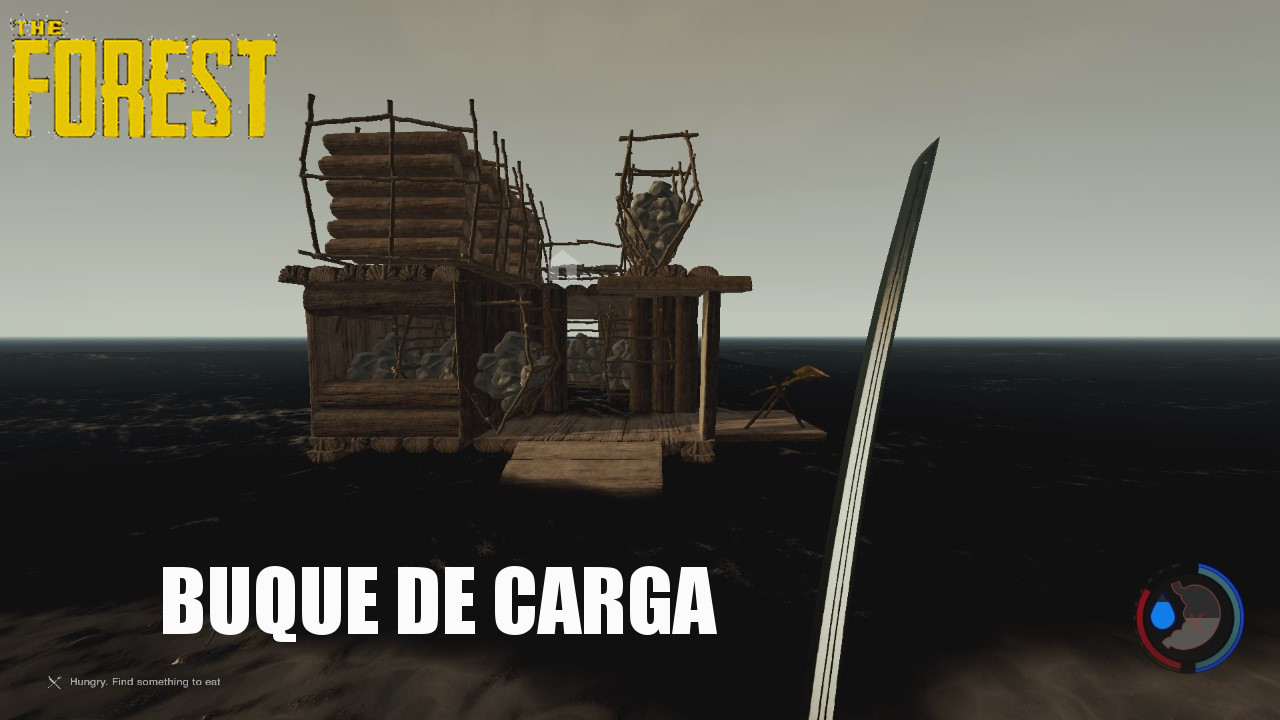 Construir en un islote con un barco de carga for The Forest