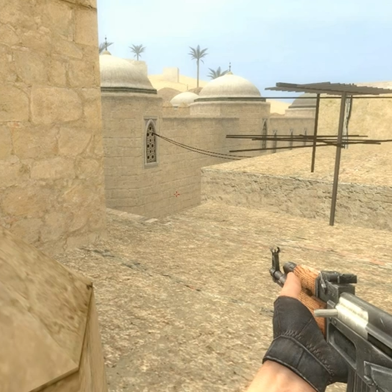 CS:S [de_dust2] kill over wall from long to short for Counter-Strike: Source