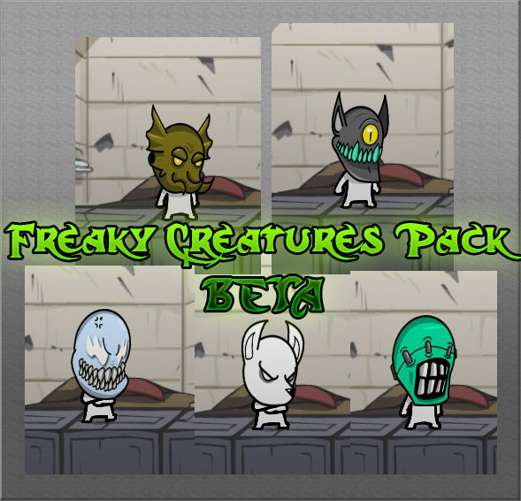 Custom Heads / Freaky Creature Pack for BattleBlock Theater