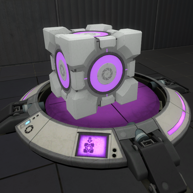 Custom model textures with model hexing for Portal 2