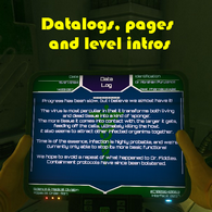 Datalogs, pages and level intros for Viscera Cleanup Detail