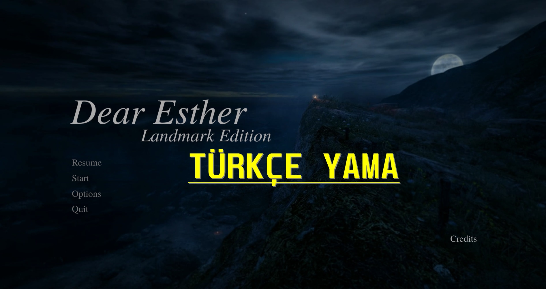 Dear Esther: Landmark Edition Oyunun Türkçe Yama Kurulumunu bu videoda görebilirsiniz. for Dear Esther: Landmark Edition