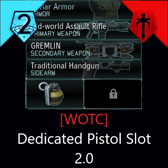 Dedicated Pistol Slot 2.0 - A Configuration Guide for XCOM 2