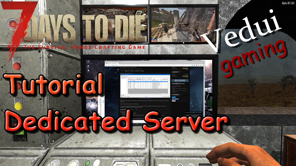 how to use 7 days to die dedicated server on steam