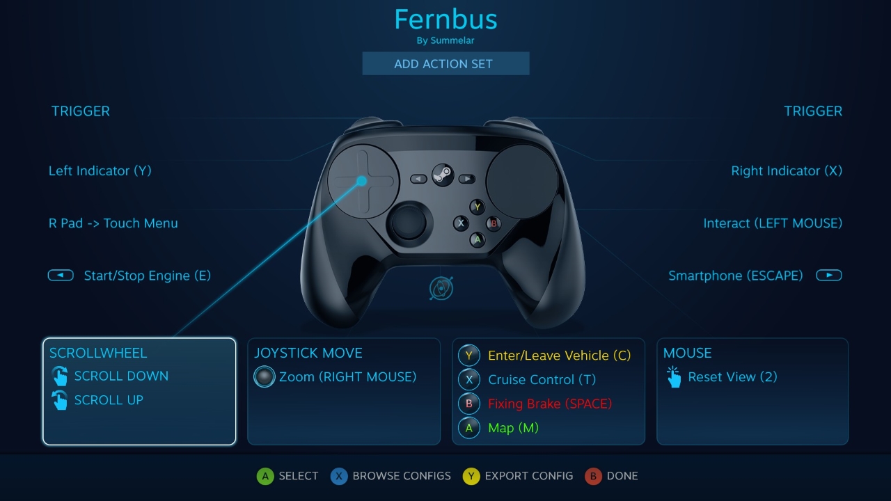 Detailed Setup Instructions for My Steam Controller Preset for Fernbus Simulator